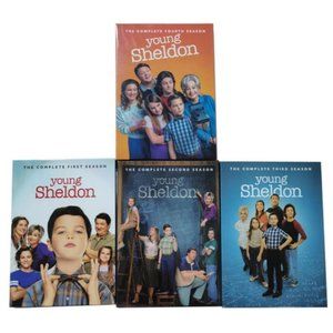 Young Sheldon DVD Complete Series Seasons 1-4 Box Set Sealed New Christmas Gift